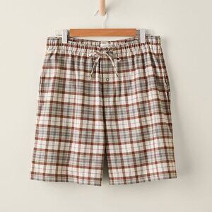 Garnet HIll Men's Organic Pima Cotton flannel Shorts Sz M
